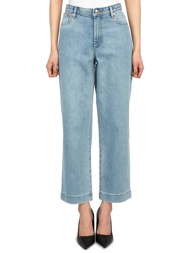 Indigo Delave Straight Jeans Light Blue - A.P.C. - BALAAN 4