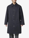 Breasted Single Coat Navy - AMI - BALAAN 2