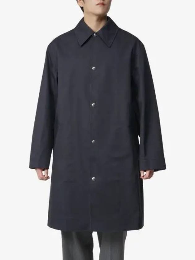 Breasted Single Coat Navy - AMI - BALAAN 2