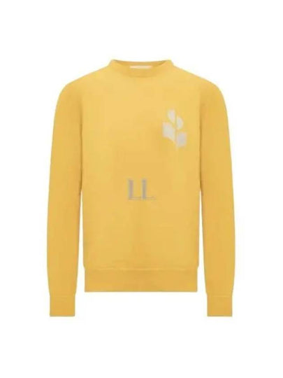 Evans Logo Crew Neck Knit Top Yellow - ISABEL MARANT - BALAAN 2