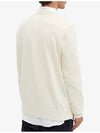 Wappen Patch Crew Neck Soft Cotton Knit Top Ivory - STONE ISLAND - BALAAN 4