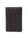 Intrecciato Calfskin Passport Wallet Fondant - BOTTEGA VENETA - BALAAN 1