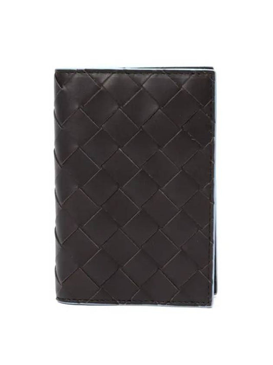 Intrecciato Calfskin Passport Wallet Fondant - BOTTEGA VENETA - BALAAN 1