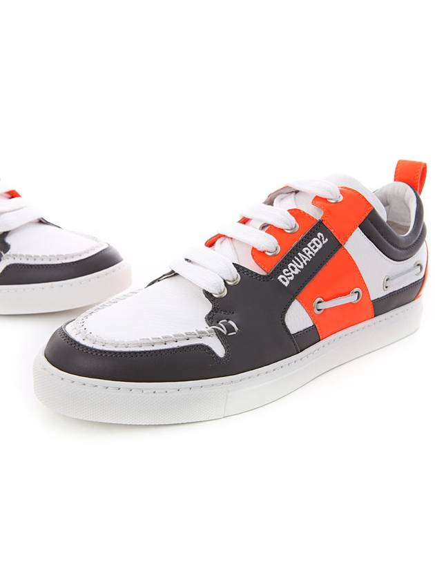 Dsquared SN132 V065 22 Neon Color New Boat Sneakers - DSQUARED2 - BALAAN 2