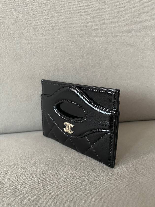 31 Card Slot Lambskin Black Gold AP3873 - CHANEL - BALAAN 4