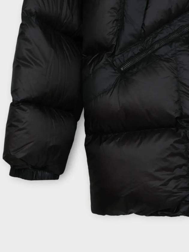 D.D. Shell Hooded Long Down Padding Black - CP COMPANY - BALAAN 6