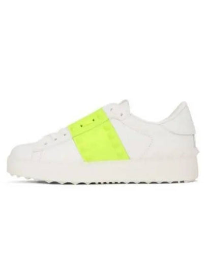 Untitled Low Top SneakersWhite Green - VALENTINO - BALAAN 2