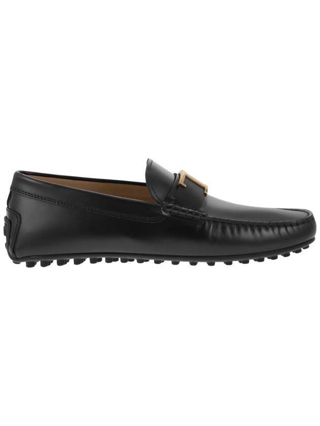 City Gomino Leather Driving Shoes Black - TOD'S - BALAAN.