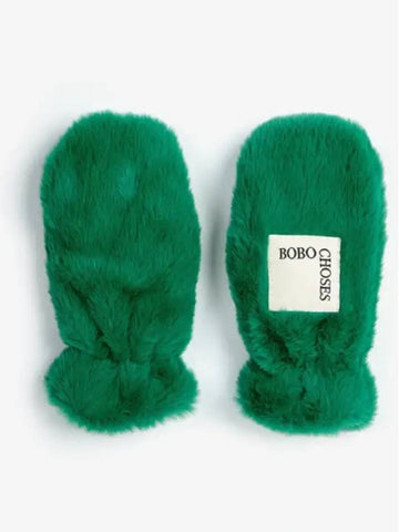 BC fur hand gloves B224AI044 Italian Kids - BOBO CHOSES - BALAAN 1