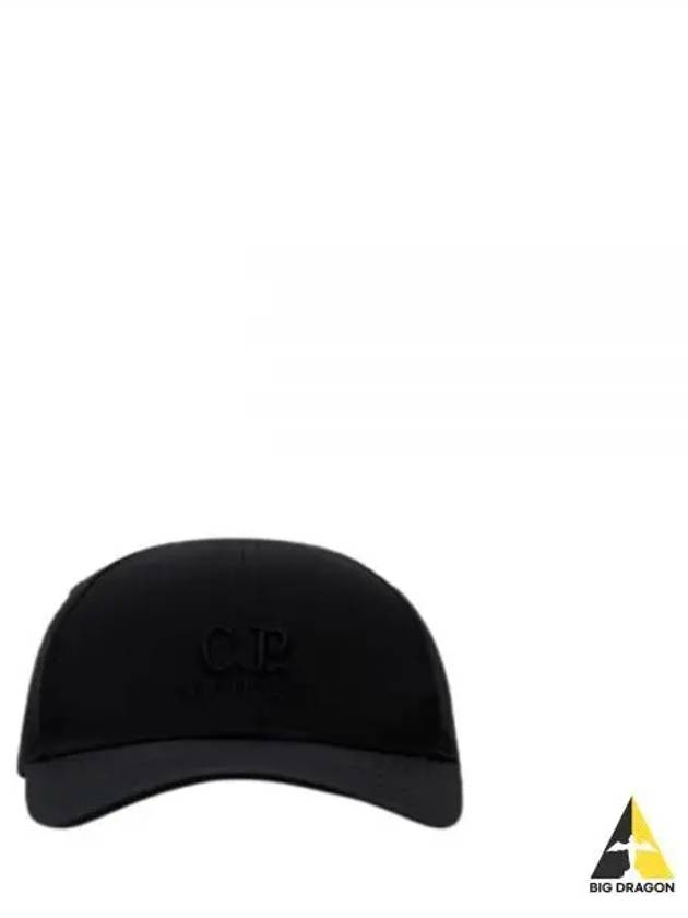 Chrome-R Logo Ball Cap Black - CP COMPANY - BALAAN 2