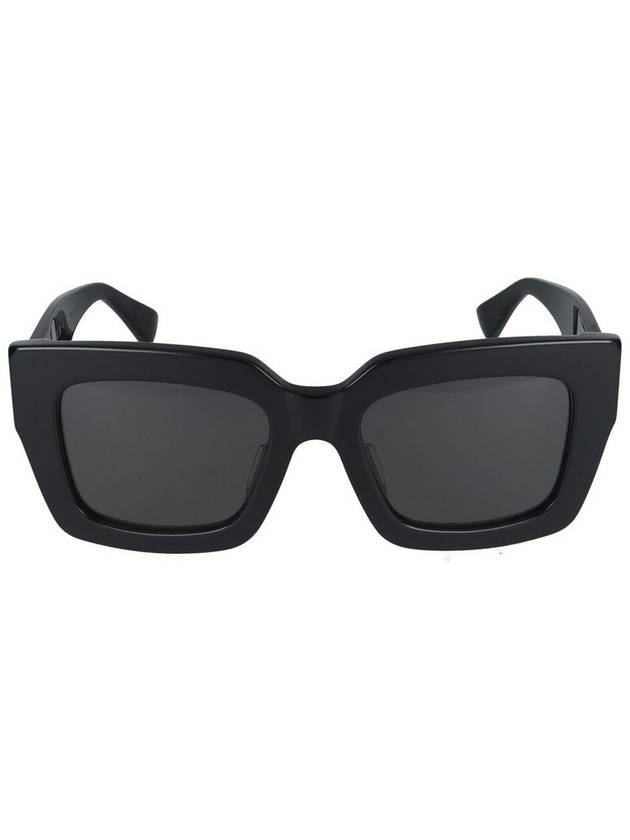 Bold Square Sunglasses Black - BOTTEGA VENETA - BALAAN 2