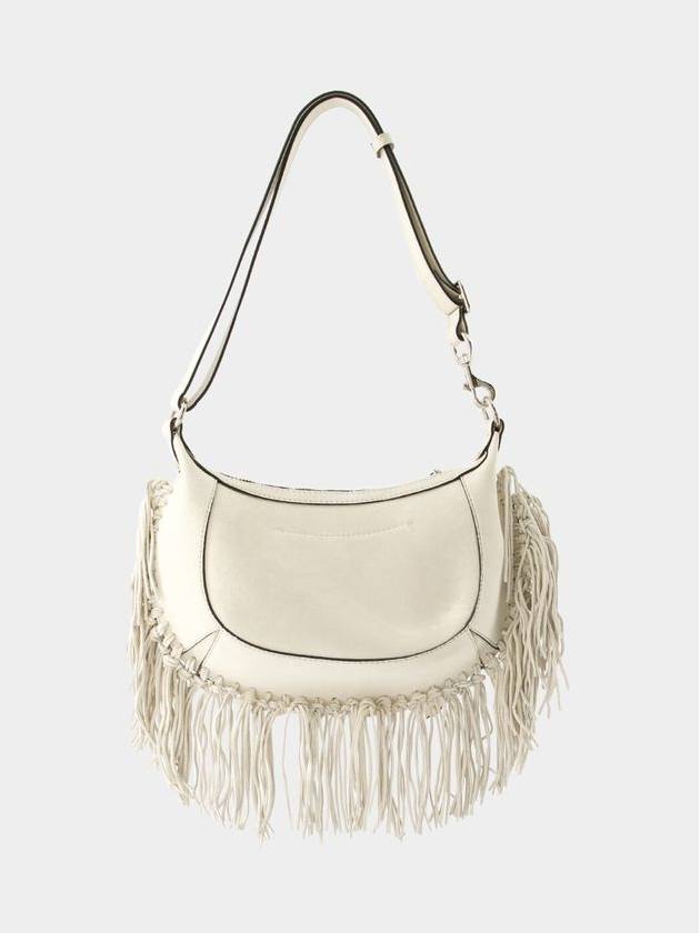 Oskan Moon Crossbody - Isabel Marant - Leather - White - ISABEL MARANT - BALAAN 3