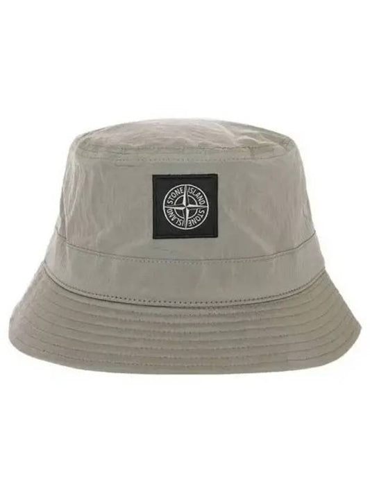 Econyl Regenerated Nylon Bucket Hat Beige - STONE ISLAND - BALAAN 2