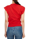 Women's Hebo Short Sleeve T-Shirt Red - VIVIENNE WESTWOOD - BALAAN 6