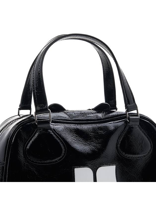 Logo Reedition Naplock Bowling Tote Bag Black - COURREGES - BALAAN 8