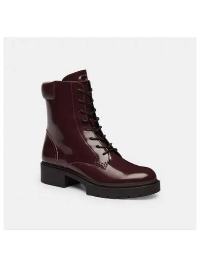 Leighton Leather Middle Boots Red - COACH - BALAAN 2