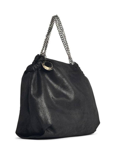 Stella McCartney 'Falabella 3 Cat' Alter Mat Black Bag - STELLA MCCARTNEY - BALAAN 2