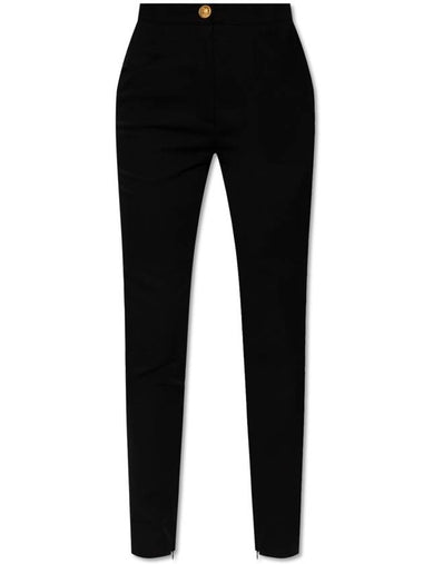 Balmain Wool Trousers, Women's, Black - BALMAIN - BALAAN 1