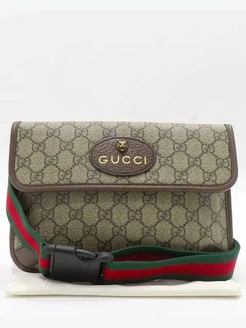 493930 Neo Vintage GG Logo PVC Supreme Belt Hip Sack - GUCCI - BALAAN 1