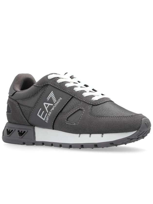 EA7 Emporio Armani Sports Shoes With Logo, Women's, Grey - EMPORIO ARMANI - BALAAN 4