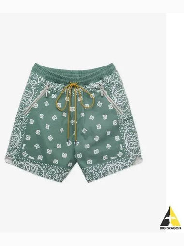 Bandana Shorts Pants Sage RHSS23SH46009241 - RHUDE - BALAAN 1