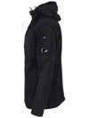 Lens Wappen Gabardine Anorak Black - CP COMPANY - BALAAN 5