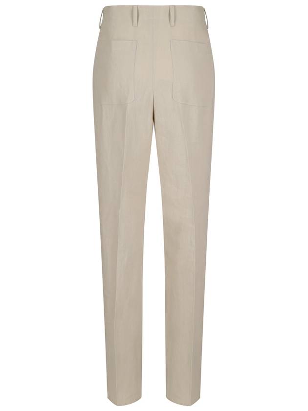 EQATOS LINEN TAPERED TROUSERS - RVR LARDINI - BALAAN 4