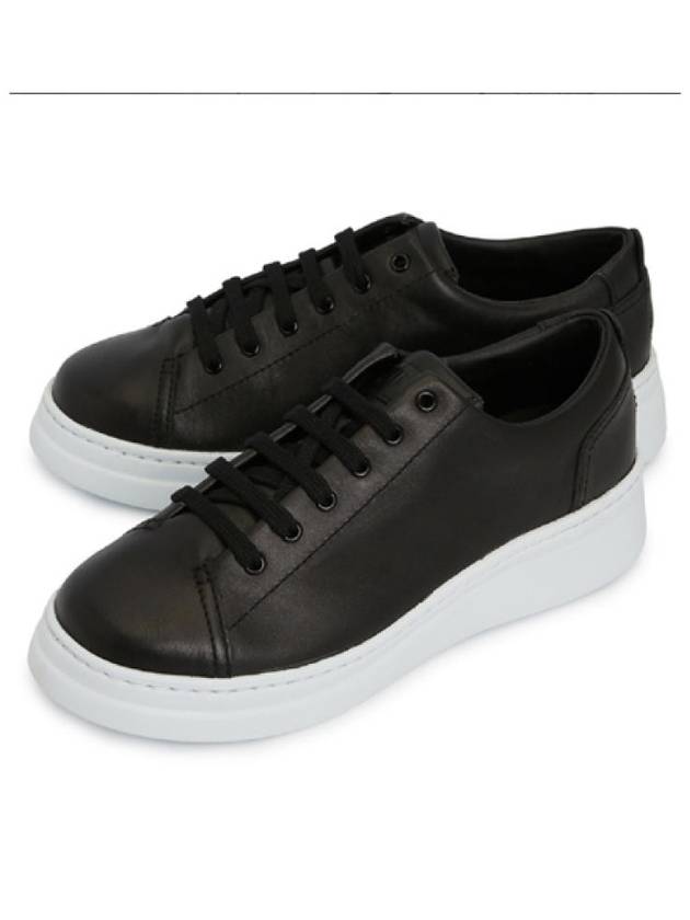 Runner Up Leather Low Top Sneakers Black - CAMPER - BALAAN 2