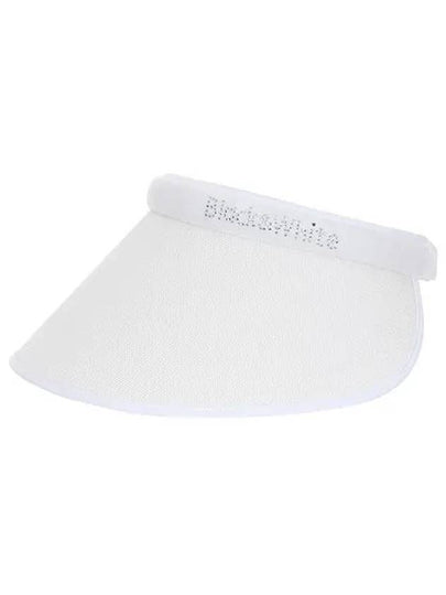 Glitter Wide Brim Visor 8734LZSPWHITE - BLACK&WHITE - BALAAN 2