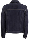 Classic Collar Denim Jacket Lightweight Denim - BRUNELLO CUCINELLI - BALAAN 3