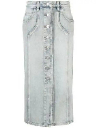 24 VESNA JU0073FB B1H02E 30LU long denim skirt 1241311 - ISABEL MARANT - BALAAN 1