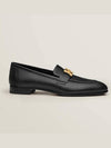 Paris Goatskin Loafers Permabrass Noir - HERMES - BALAAN 3