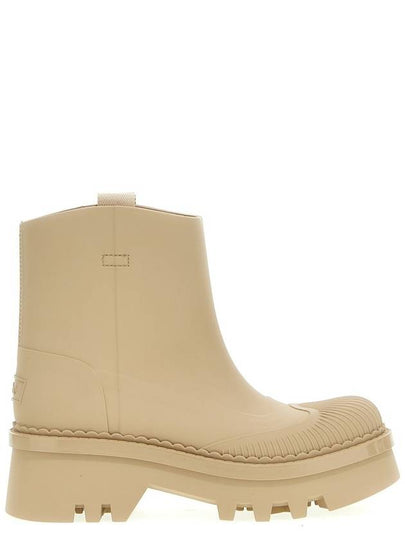 Women's Raina Rain Boots Beige Rose - CHLOE - BALAAN 2