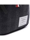 Diagonal Stripe Strap Camera Cross Bag Medium Grey - THOM BROWNE - BALAAN 7