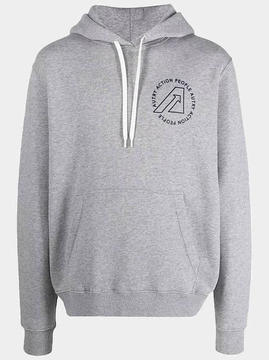 Icon Logo Hoodie Gray HOIM 414M - AUTRY - BALAAN 1