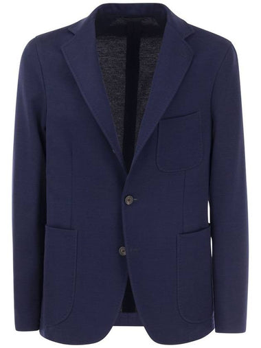 Single-breasted blazer in cotton blend - PESERICO - BALAAN 1