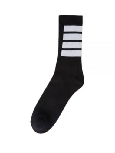 Striped Terry Socks Black White MAS152A Y3022 - THOM BROWNE - BALAAN 1