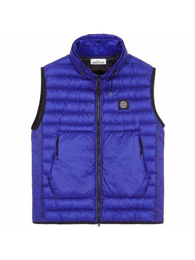 Wappen Patch Ripstone Nylon Padding Vest Ultramarine - STONE ISLAND - BALAAN 1