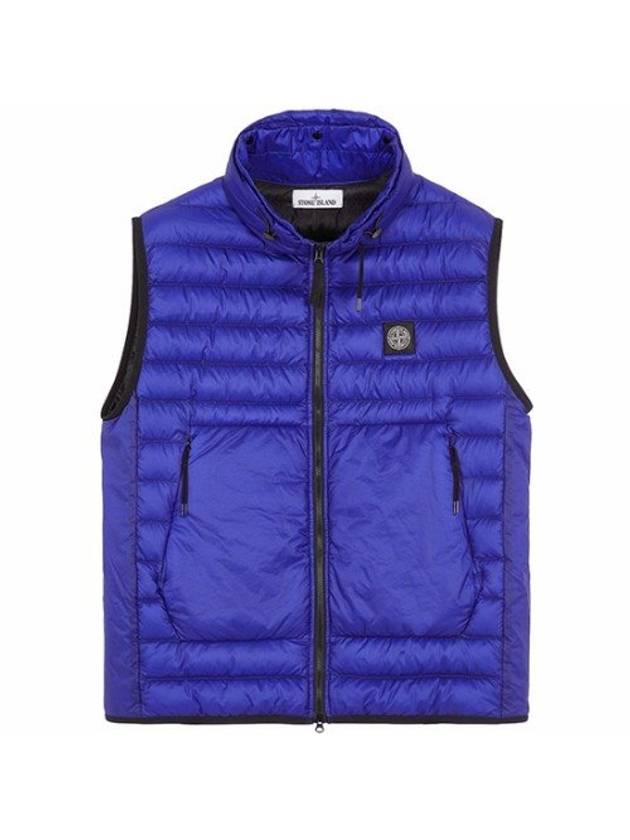 Wappen Patch Ripstone Nylon Padding Vest Ultramarine - STONE ISLAND - BALAAN 1