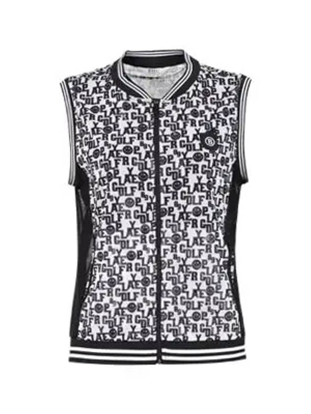 Women s Smile Mesh Full Zip Up Vest BMU4M504W - LUX GOLF - BALAAN 3