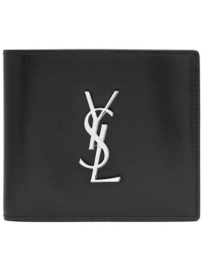 East/West Wallet In Smooth Leather Black - SAINT LAURENT - BALAAN 2