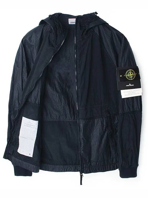 Nylon Metal Windbreaker Navy - STONE ISLAND - BALAAN 8