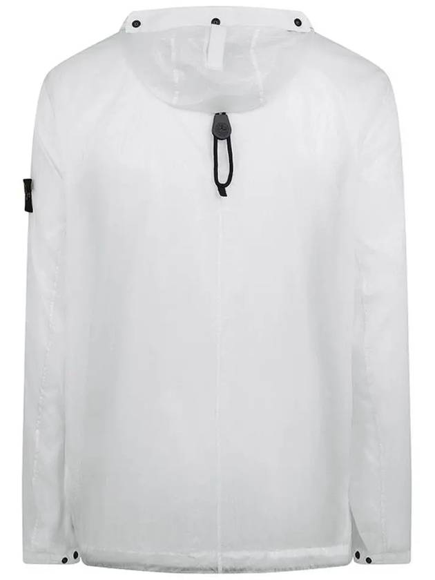 Men's Wappen Patch Lucido TC Windbreaker White - STONE ISLAND - BALAAN 4