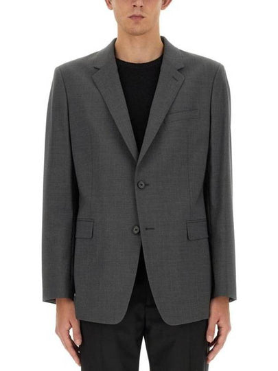 Single-Breasted Jacket Grey - THEORY - BALAAN 2