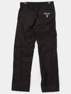 Logo Re-Nylon Track Pants Black - PRADA - BALAAN 4