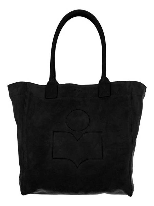 Yenky Small Suede Tote Bag Black - ISABEL MARANT - BALAAN 1