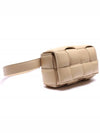 Padded Cassette Small Belt Bag Porridge - BOTTEGA VENETA - BALAAN.