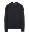 Men's Wappen Patch Pocket Crew Neck Sweatshirt Navy - STONE ISLAND - BALAAN 1