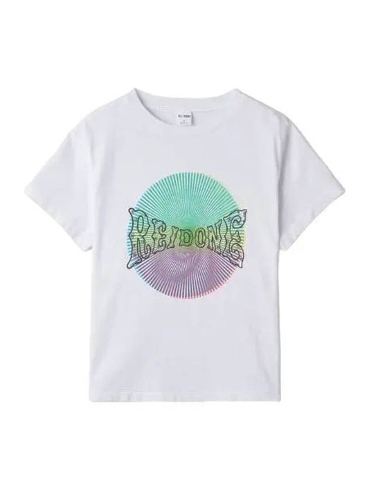 Classic Spiral Short Sleeve T Shirt Optic White Tee - RE/DONE - BALAAN 1