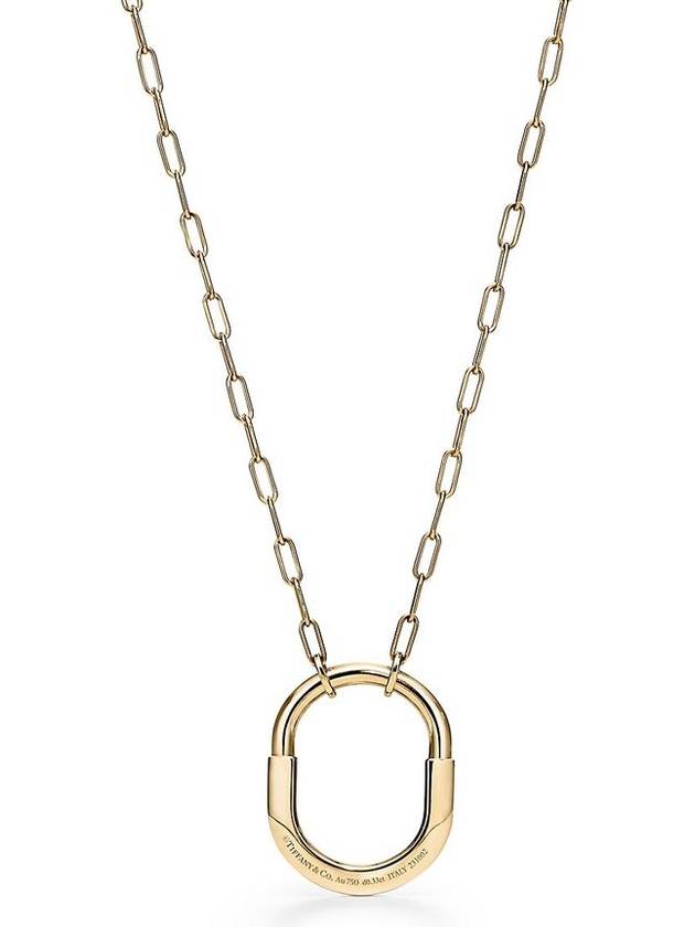 Tiffany pendant yellow gold, set with diamonds, medium - TIFFANY & CO. - BALAAN 3